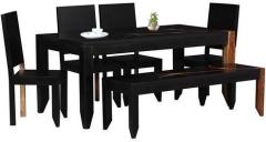 Woodsworth Casa Rio Six Seater Dining Set in Dual Tone Finish