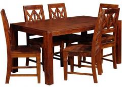 Woodsworth Casa Rio Six Seater Dining Set in Honey Oak Finish