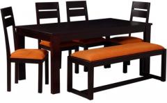 Woodsworth Casa Rio Six Seater Dining Set in Passion Mahogany Finish