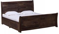 Woodsworth Casa Roca King Sized Bed With Storage in Provincial Teak Finish