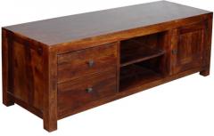 Woodsworth Cayenne Minimalist Entertainment Unit Provincial Teak