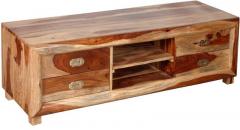 Woodsworth Cayenne Solid Wood Entertainment Unit in Natural Shesham Finish