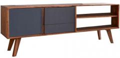 Woodsworth Colville Entertainment Unit in Dual Tone Finish