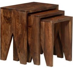 Woodsworth Colville Set of Tables in Provincial Teak Finish