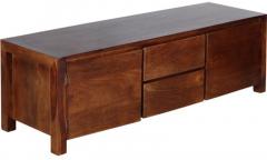 Woodsworth Cordoba Solid Wood Entertainment Unit in Provincial Teak Finish