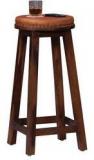 Woodsworth Curitiba Stool In Provincial Teak Finish