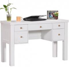 Woodsworth Curitiba Study & Laptop Table in White Finish