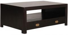 Woodsworth Deborah Solid Wood Two Drawer Coffee Table in Sheesham Wood Finish