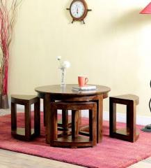 Woodsworth Detroit Coffee Table Set in Provincial Teak Finish