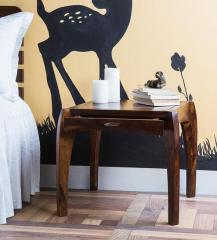 Woodsworth Dvina Bedside Table in Provincial Teak Finish