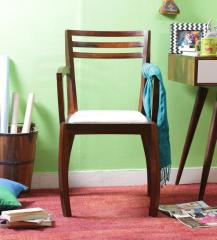 Woodsworth Dvina Sheesham Wood Chair in Honey Oak Finish