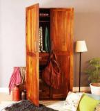 Woodsworth Edmonds Wardrobe With Four Drawers In Provincial Teak Finish