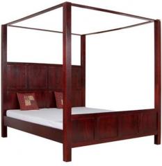 Woodsworth Elkhorn King Size Poster Bed In Passion Mahagony Finish