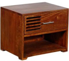 Woodsworth Eros Bedside Table in Honey Oak Finish