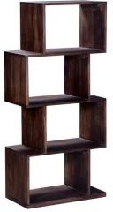 Woodsworth Fairmont Zig Zag Book Shelf in Provincial Teak Finish