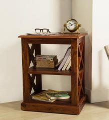 Woodsworth Ferguson Solid Wood End Table in Honey Oak finish