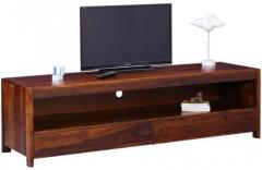 Woodsworth Fortaleza Solid Wood Entertainment Unit in Honey Oak Finish