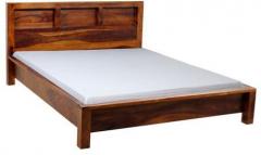 Woodsworth Fortaleza Solid Wood King Sized Bed in Provincial Teak Finish