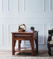 Woodsworth Glendale Bed Side Table in Honey Oak Finish