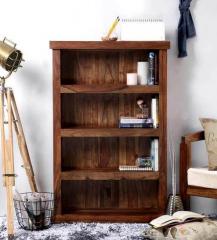 Woodsworth Glendale Sheesham Wood Book Shelf in Provincial Teak Finish