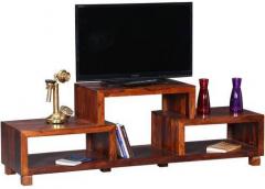 Woodsworth Goiania Solid Wood Entertainment Unit in Honey Oak Finish