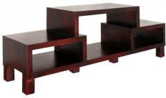 Woodsworth Goiania Solid Wood Entertainment Unit in Passion Mahogany Finish