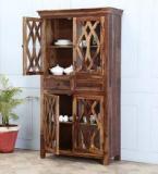 Woodsworth Gordon Hutch Cabinet In Provincial Teak Finish