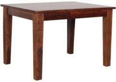 Woodsworth Guadalajara Four Seater Solid Wood Dining Table in Provincial Teak Finish