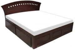 Woodsworth Guadalajara King Sized Bed in Espresso Walnut Finish