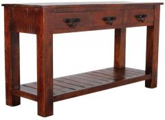 Woodsworth Hamburg Console Table in Colonial Maple Finish