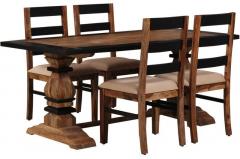 Woodsworth Havana Four Seater Dining Set in Dual Tone Finish