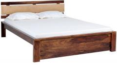 Woodsworth Havana Queen Side Bed in Provincial Teak Finish