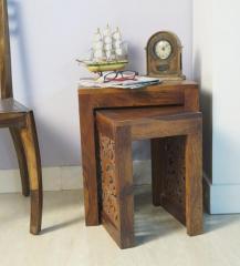 Woodsworth Havana Set of Tables in Honey Oak Finish