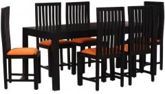 Woodsworth Havana Six Seater Dining Set in Espresso Walnut Finish