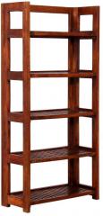 Woodsworth Havana Solid Wood Book Shelf in Colonial Maple Finish