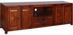 Woodsworth Havana Solid Wood Entertainment Unit in Honey Oak finish