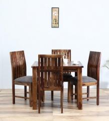 Woodsworth Hays Four Seater Dining Set in Provincial Teak Finish