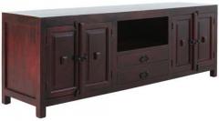 Woodsworth Hudson Entertainment Unit in Passion Mahogany Finish