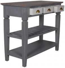 Woodsworth Iduapriem Console Table in Grey Finish