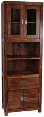 Woodsworth Kalama Double Hutch Cabinet in Provincial Teak Finish