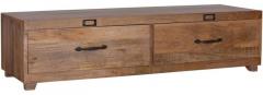 Woodsworth Kippenberger Solid Wood Entertainment unit in Natural Mango Wood Finish