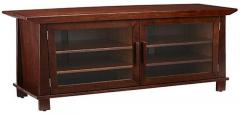 Woodsworth Leon Entertainment Unit in Colonial Maple Finish