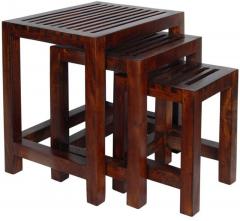 Woodsworth Leon Set Of Tables in Provincial Teak Finish