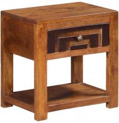 Woodsworth Liliana Bed Side Table in Dual Tone Finish