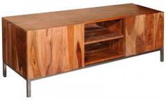 Woodsworth Lima Entertainment Unit in Natural Finish