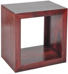 Woodsworth Lima Solid Wood End table in Passion Mahogany Finish