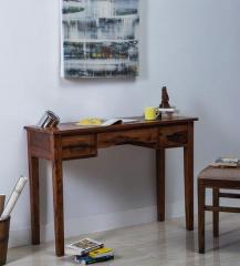 Woodsworth Logan Console Table in Warm Walnut Finish