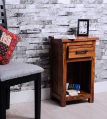 Woodsworth Logan End Table in Warm Walnut Finish