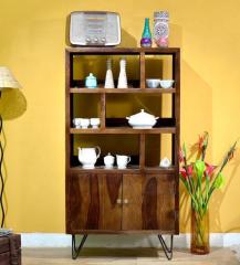 Woodsworth Lorenzo Book Shelf in Provincial Teak Finish