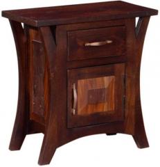 Woodsworth Lucio Bed Side Table In Dual Tone Finish